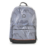 Mochila Portanotebook 14 Delsey Amusant Color Gris Plata