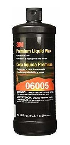 Cera Líquida Premium 3m, 06005, 1 Qt (32 Fl Onzas/1.6 fl Onz