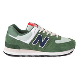 Tenis New Balance 574 Mod. 401925 Verde Azul Hombre / J