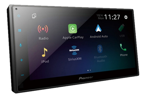 Pantalla Pioneer Dmh-w2770nex Bt Carplay Android Inalambrico