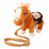 Peluches Eléctricos Para Caminar Con Forma De Caballo, Color