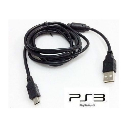 Cabo Usb V3 Para Carregar Controle De Ps3 Com 1,5 Metros V3