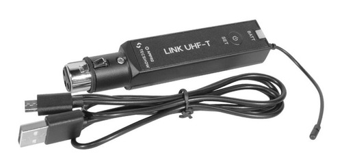 Transmisor Audio Inalámbrico Uhf Tecshow Link Uhf-t 40 Mts.