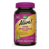 Gomitas Alive Cabello Piel Uñas 60 Gomitas Colageno Biotina