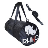 Bolsa Esportiva Mala Academia Respirável - Rhino Cor Preto/vermleho