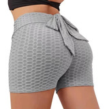 Shorts Texturizado Lazo Mujer Push Up