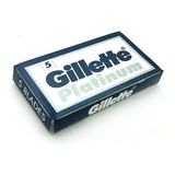 Hojas De Afeitar Doble Filo Gillette Platinum, 10 Hojas.