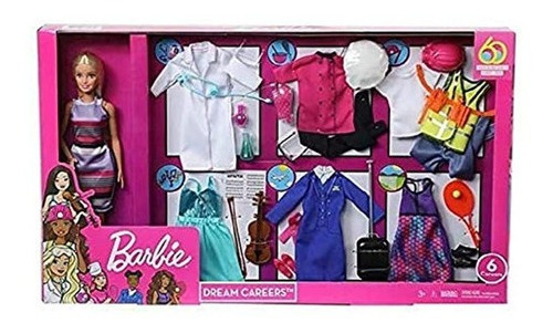 Ropa Para Muñecas Barbie 6 Trajes De Carrera