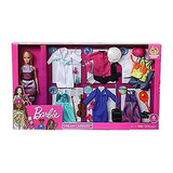 Ropa Para Muñecas Barbie 6 Trajes De Carrera