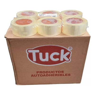 Cinta Adhesiva Transparente Tuk 182 48mm X 150m (Caja con 36 rollos). | Envío gratis