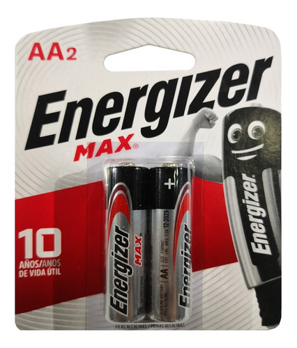 Pilas Energizer Max Alcalina Aa De 2 Unidades