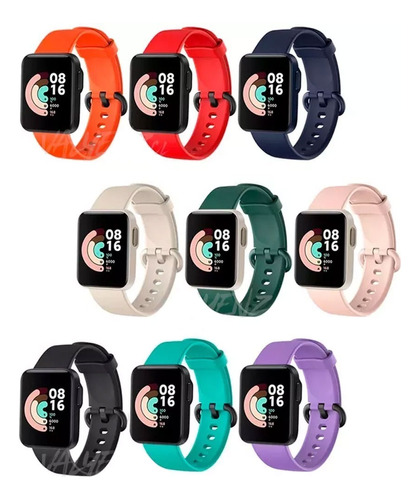 Correa Unicolor Para Reloj Xiaomi Redmi Watch 2 Lite