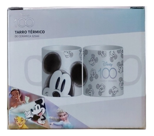 Disney 100 Aniv Mickey Taza Ceramica Termica 325 Ml Fun Kids