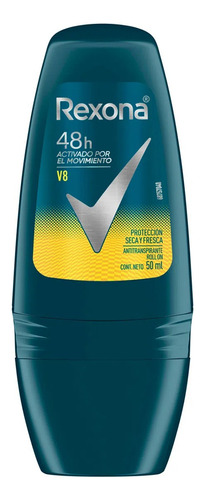 Desodorante Rexona Hombre Roll On V8 X - mL a $292