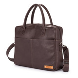 Bolsa Carteiro Excecutiva Masculina P/ Notebook Couro Bovino