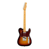Guitarra Eléctrica Fender American Professional Ii Telecaster De Aliso 3-color Sunburst Brillante Con Diapasón De Arce