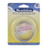 Beadalon Square Wire 316l Stainless Steel