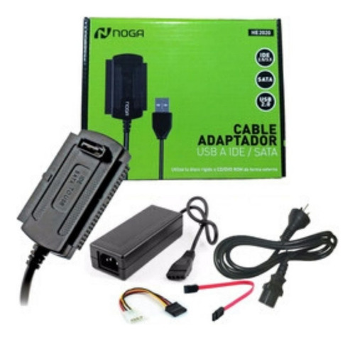 Adaptador Usb 2.0 All Ide + Sata (cable Y Fuente) Noganet