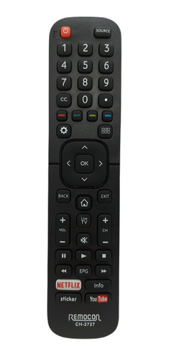 Control Para Bgh O Hisense Smartv.