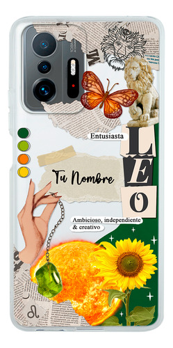 Funda Para Xiaomi Mujer Signo Zodiaco Leo Con Tu Nombre