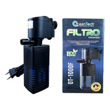 Filtro Interno Com Bomba Aquário Ot-1000f Oceantech 650l/h