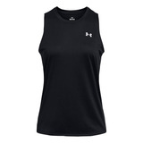 Polera Sin Mangas Ua Tech Negro Para Mujer Under Armour