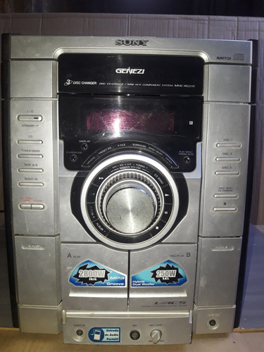 Mini System Sony Genezi Mhc-rg270 P/restauração