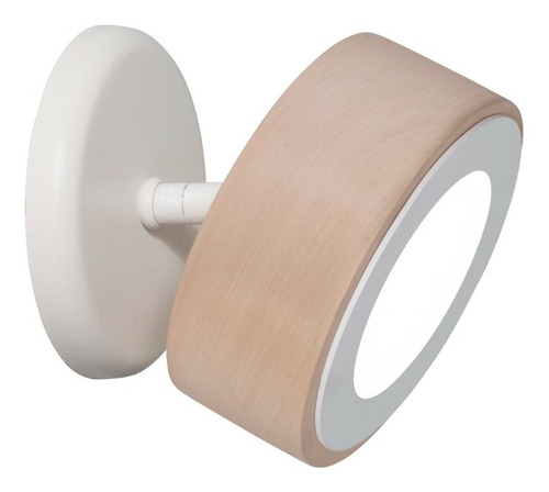 Aplique Techo Pared Cabecera Benny 1 Luz Madera Led Vg