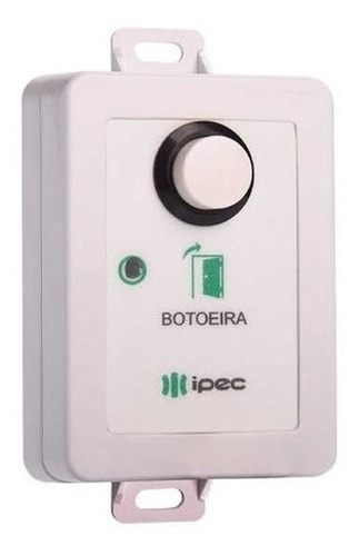 Botoeira Simples 01 Botão Sem Fio Ipec 