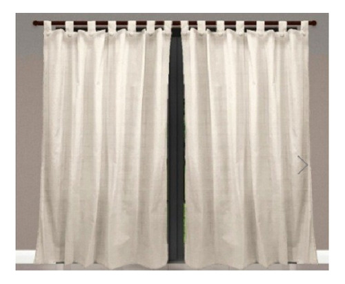 Juegos Cortinas Madras Lisas 1.80 Alt X 2.50 