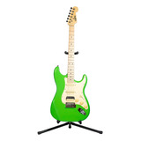 Logan Guitarra Eléctrica Tipo Stratocaster Vintage Hss Verde