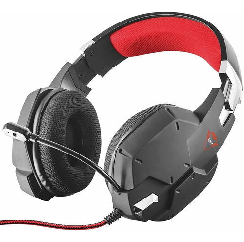 Auriculares Trust Carus Negro Y Rojo Gxt 322 Gamer Pc Ps4