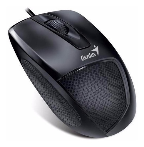 Mouse Alambrico Diseño Ergonomico Genius Dx-150x Negro