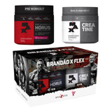 Promopack Max Titanium Brandão X Flex - Hórus + Creatine