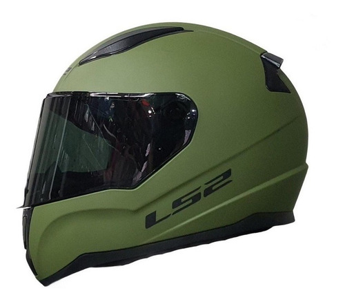 Casco Integral Ls2 Ff353 Rapid Solid Verde Camo