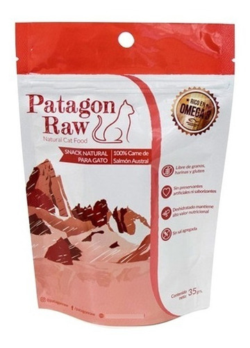 Snack Natural Para Gatos Patagon Raw Salmón Pethome Chile