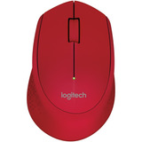 Mouse Inalámbrico Logitech M280 Rojo Inalambrico Usb Pc *