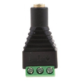 Conector Jack Estéreo Hembra 3.5mm A Bornera 3p