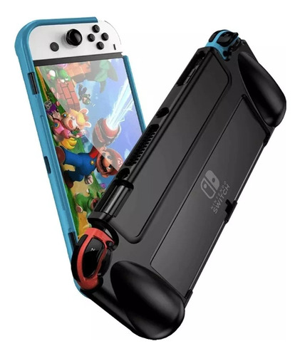 Carcasa Grip Funda Goma Tpu Compatible Nintendo Switch Oled