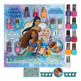 Set De Manicure Juego Esmaltes Para Uñas Y Accesorios Disney Color Agua