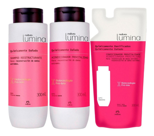 Shampoo 2 Acondicionador Lumina