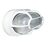 Luminária Em Alumínio/policarbonato Para Saunas Sodramar Cor Branco 110v/220v