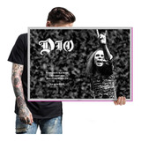 Dio Ronnie James Dio Poster Quadro Placa Vintage Retrô A2 03