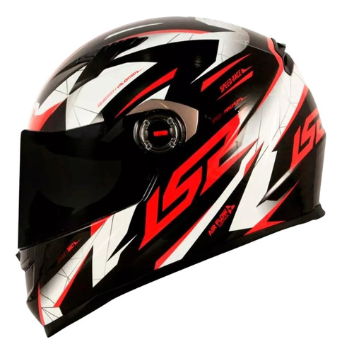 Capacete Ls2 Ff358 Draze Azul Rosa Branco Vemrelho Preto