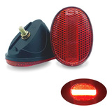 Welnent Guardabarros Trasero Para Bicicleta, Reflector Oval.