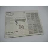 Manual Playstation 2 Scph-50001/97011