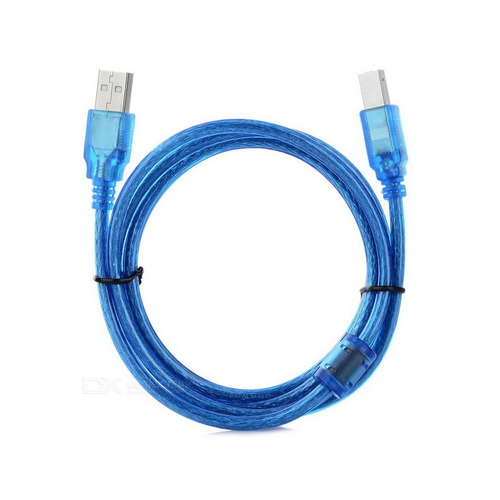 Cable Para Impresora Escaner 5m Azul Usb Nisuta Nscusb5