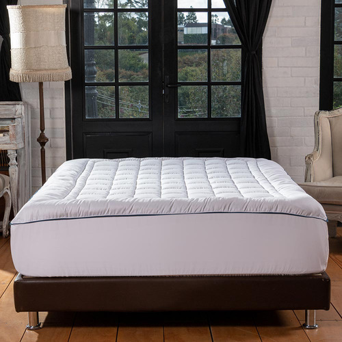 Mattress Topper Essencial Acolchado Blanco