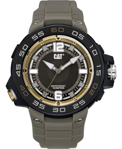 Cat Tessellate Gray Men Watch, Caja De 45 Mm, Caja Ss, Corre