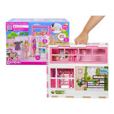 Casa Barbie Totalmente Amueblada - 4 Areas De Juego - Mattel